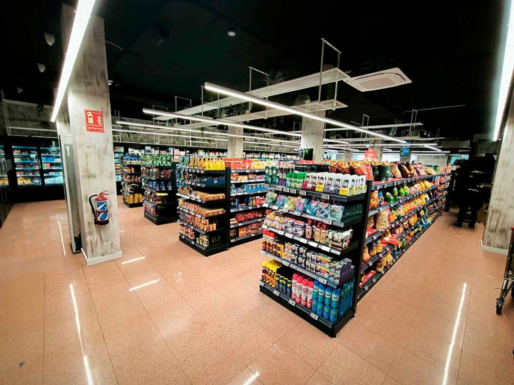 Estanterías para supermercados según el tipo de producto